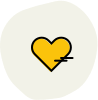 Yellow heart