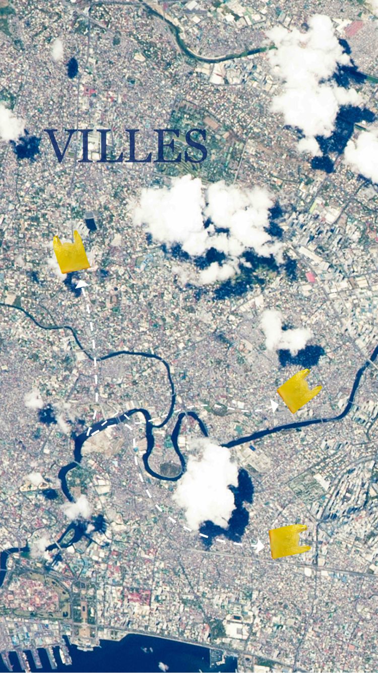 Map of plastic journey from rivers to cities