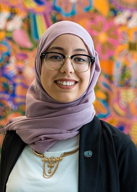 Ameni Kharroubi from Tunisia; Arab Youth Leader at the 2019 UN Economic and Social Council (ECOSOC) Youth Forum.